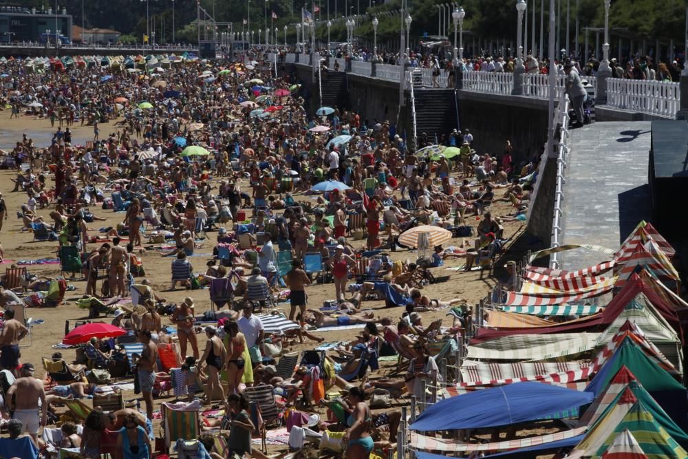 Día de playa en Asturias