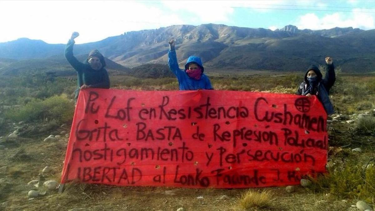 Activistas mapuches.