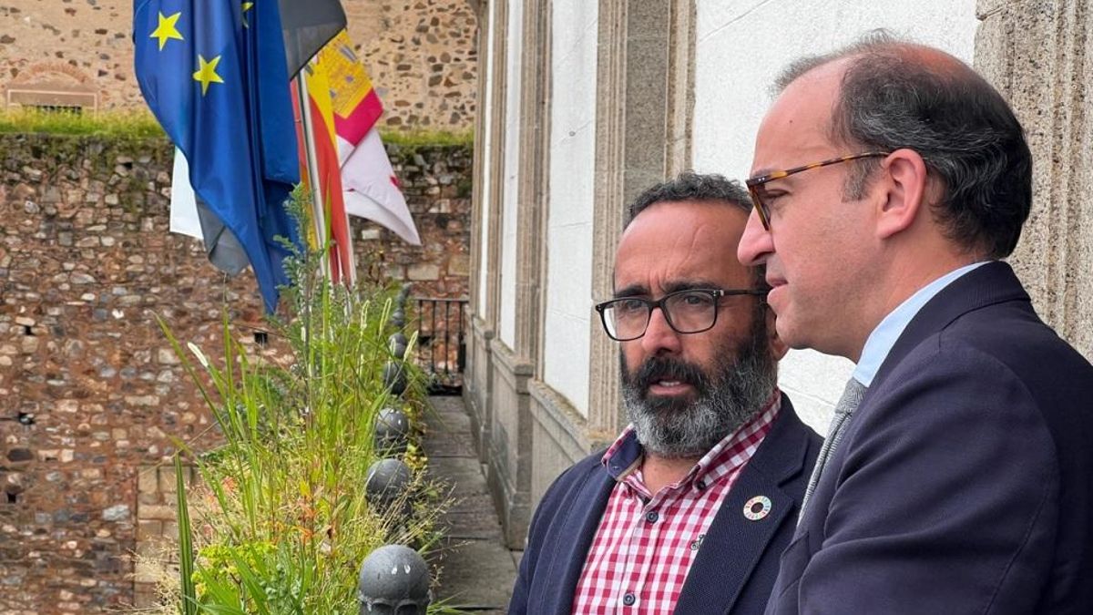 Miguel Ángel Morales y Rafa Mateos, reunidos en una foto de archivo.