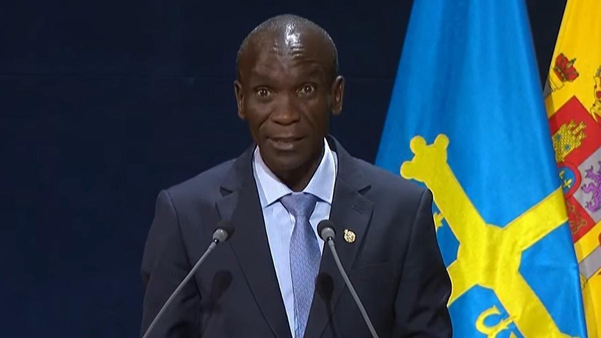 Eliud Kipchoge, condecorado con el Premio Princesa de Asturias de los Deportes 2023.