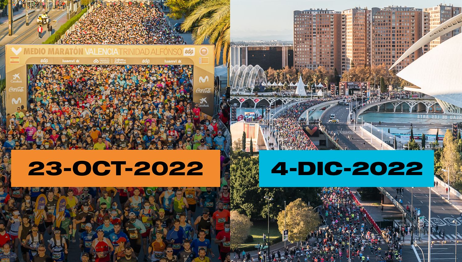 Medio y Maratón Valencia abren inscripciones con objetivos de 20.000 y 30.000 participantes