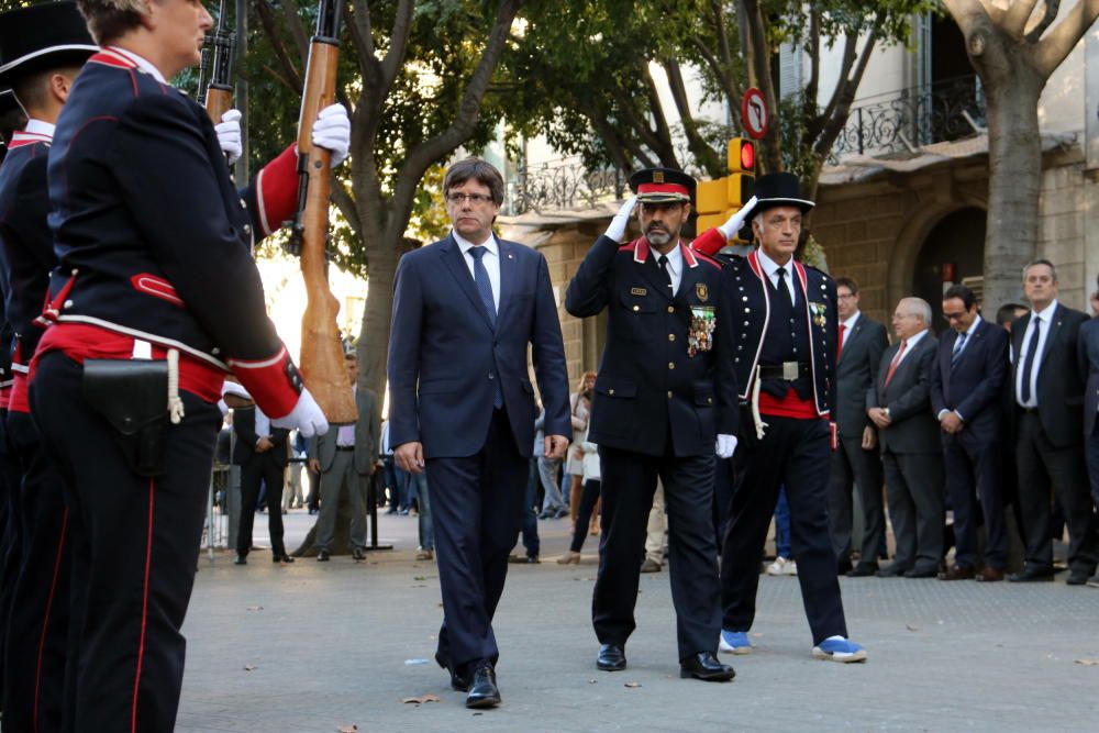 La Diada de l'11 de setembre a Catalunya