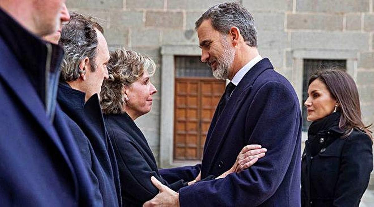 Último adiós a la infanta Pilar