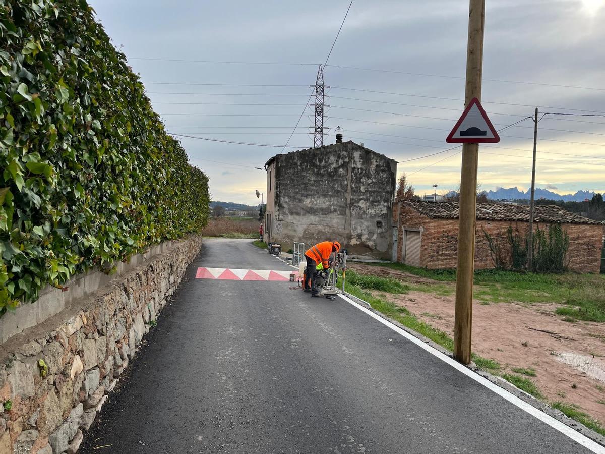 La zona on s'està intervenint