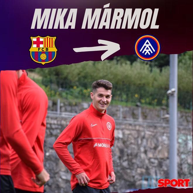 30.08.2022: Mika Mármol - Barça y Andorra llegan a un acuerdo para el traspaso del jugador. El Barça se queda con un 50% de los derechos del central y se reserva una opción de recompra