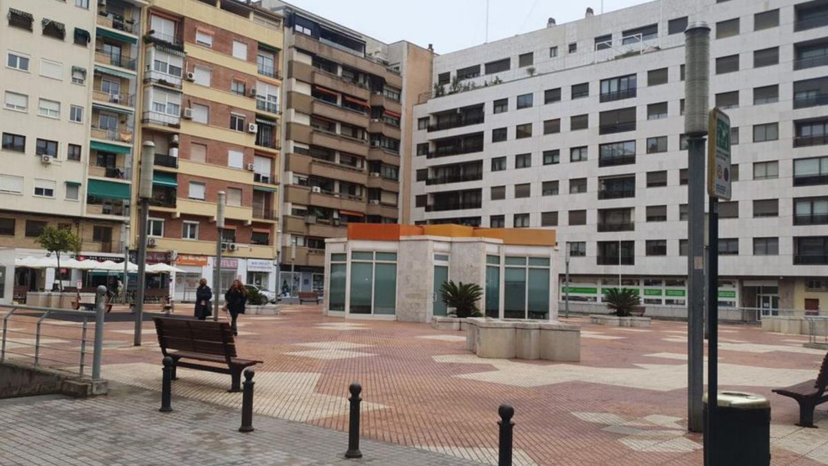 Plaza Polo de Bernabé, en el barrio de Exposición. | LEVANTE-EMV