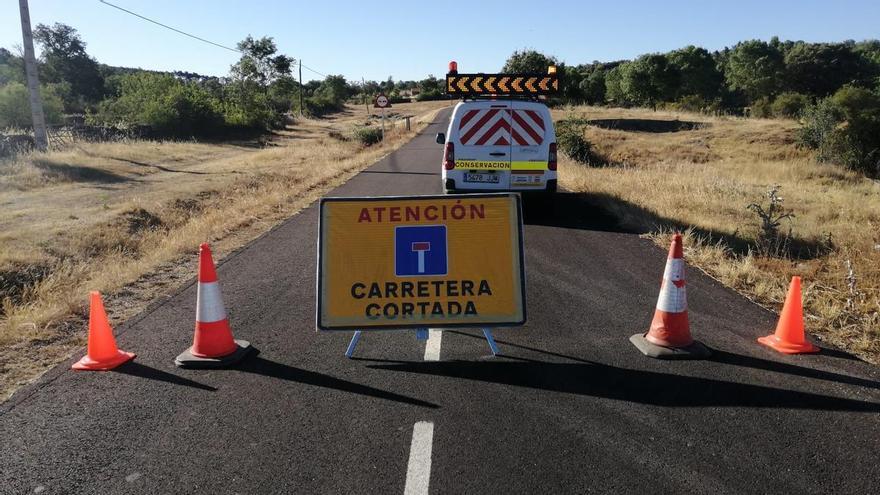 Cortes de tráfico en esta carretera de la provincia de Zamora