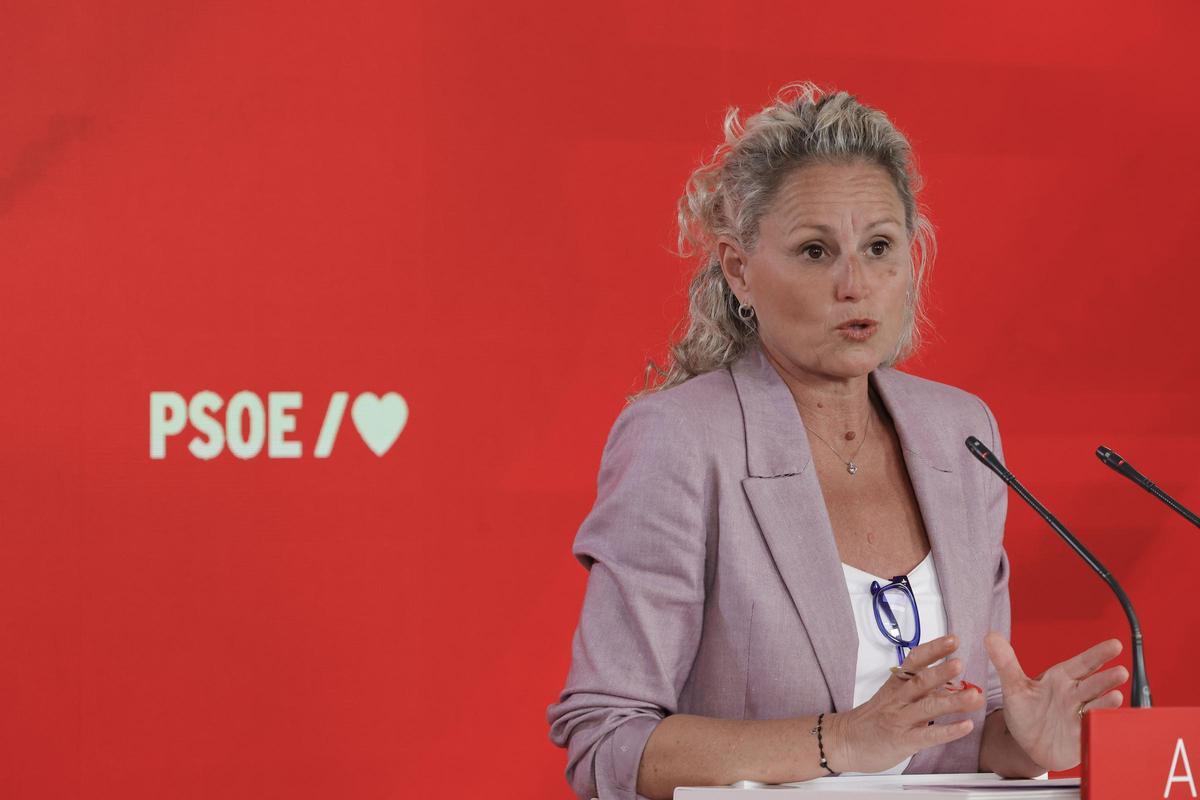 La portavoz del PSOE, Montse Mínguez, en una imagen de archivo.