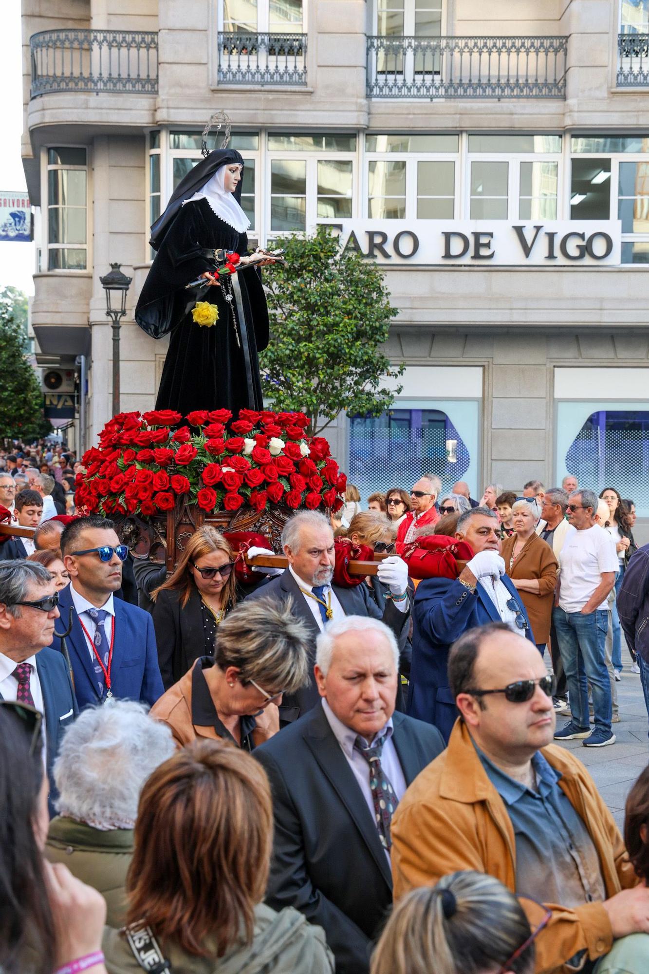 Santa Rita llena Vilagarcía de devoción, fiesta y tradición