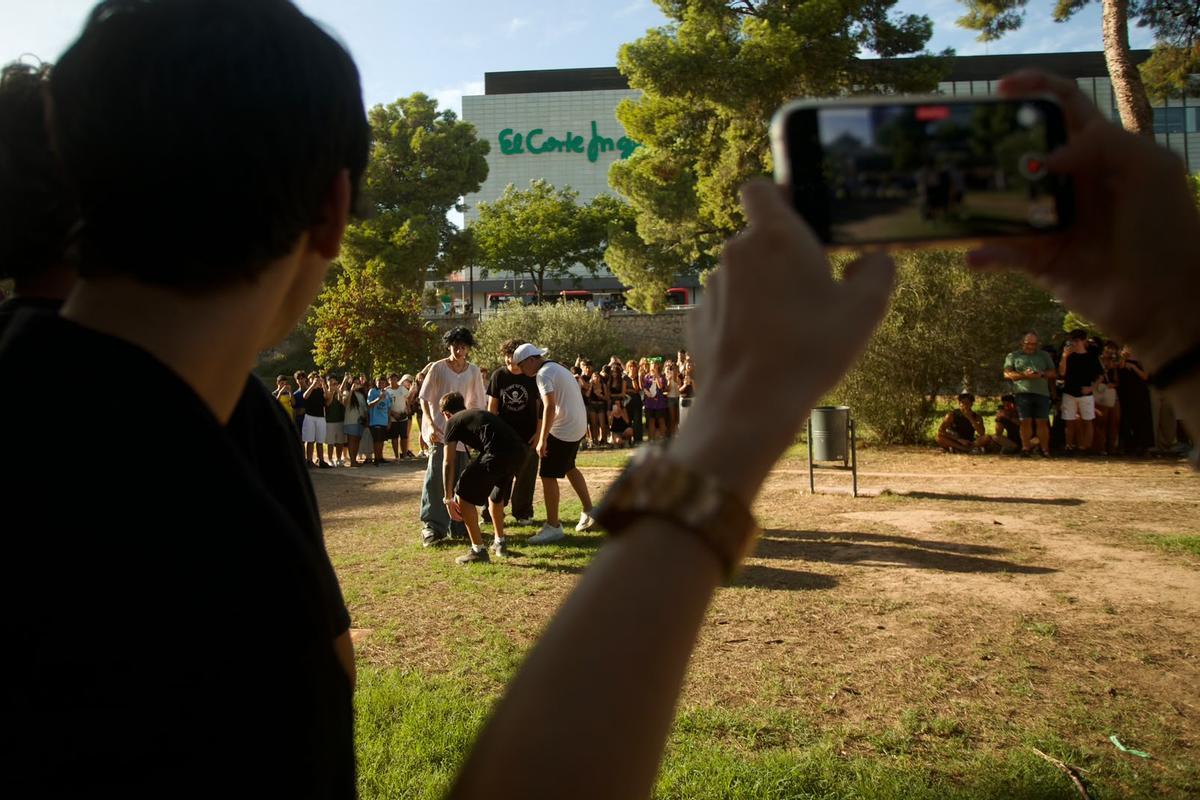 Batalla de farmear aura en los jardines del Turia