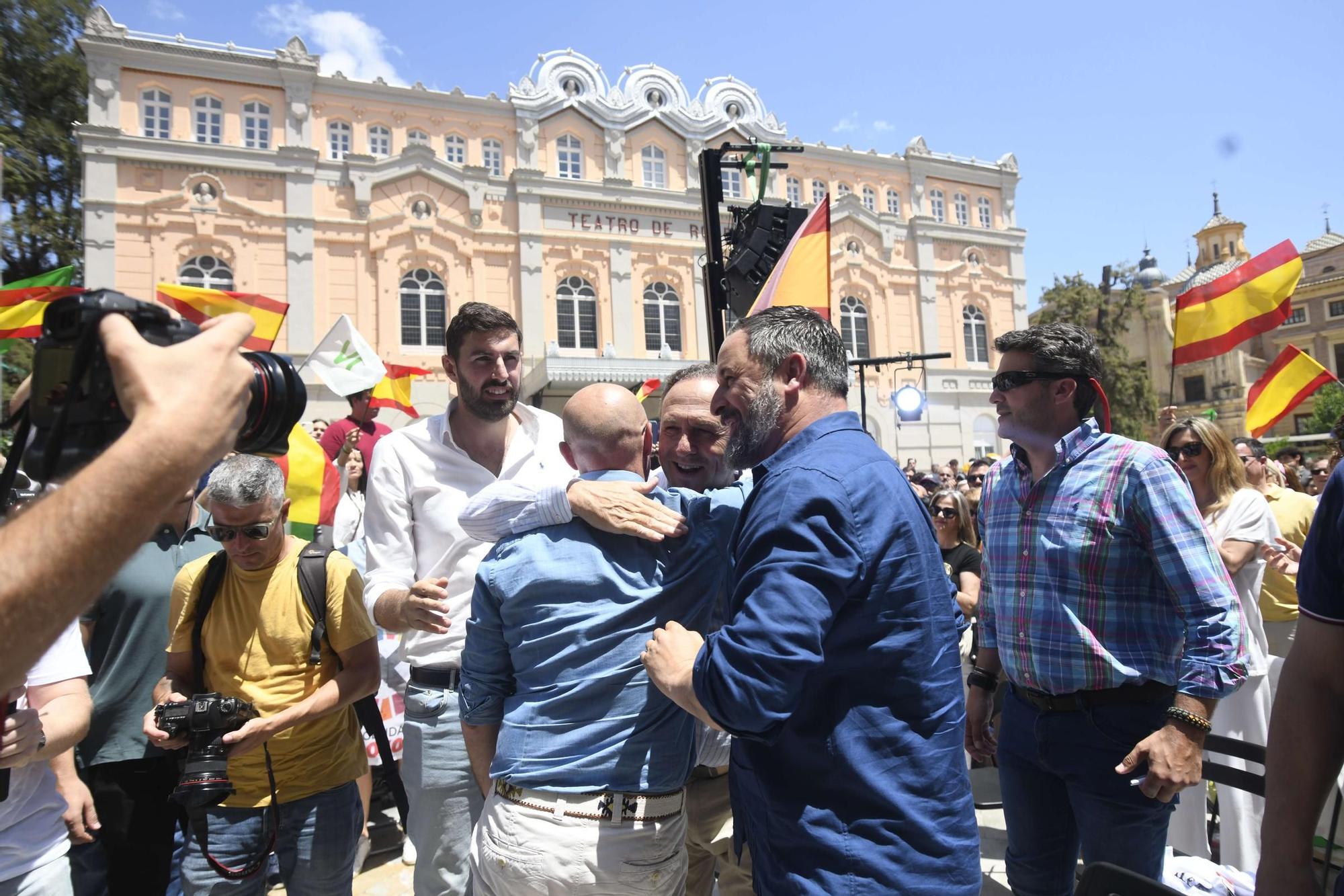 Acto de Santiago Abascal y Jorge Buxadé en Murcia