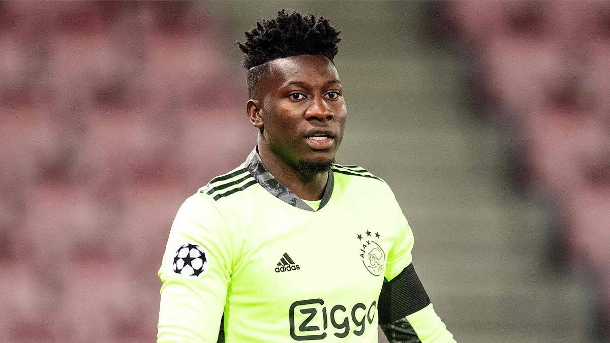 André Onana, portero del Ajax de Ámsterdam