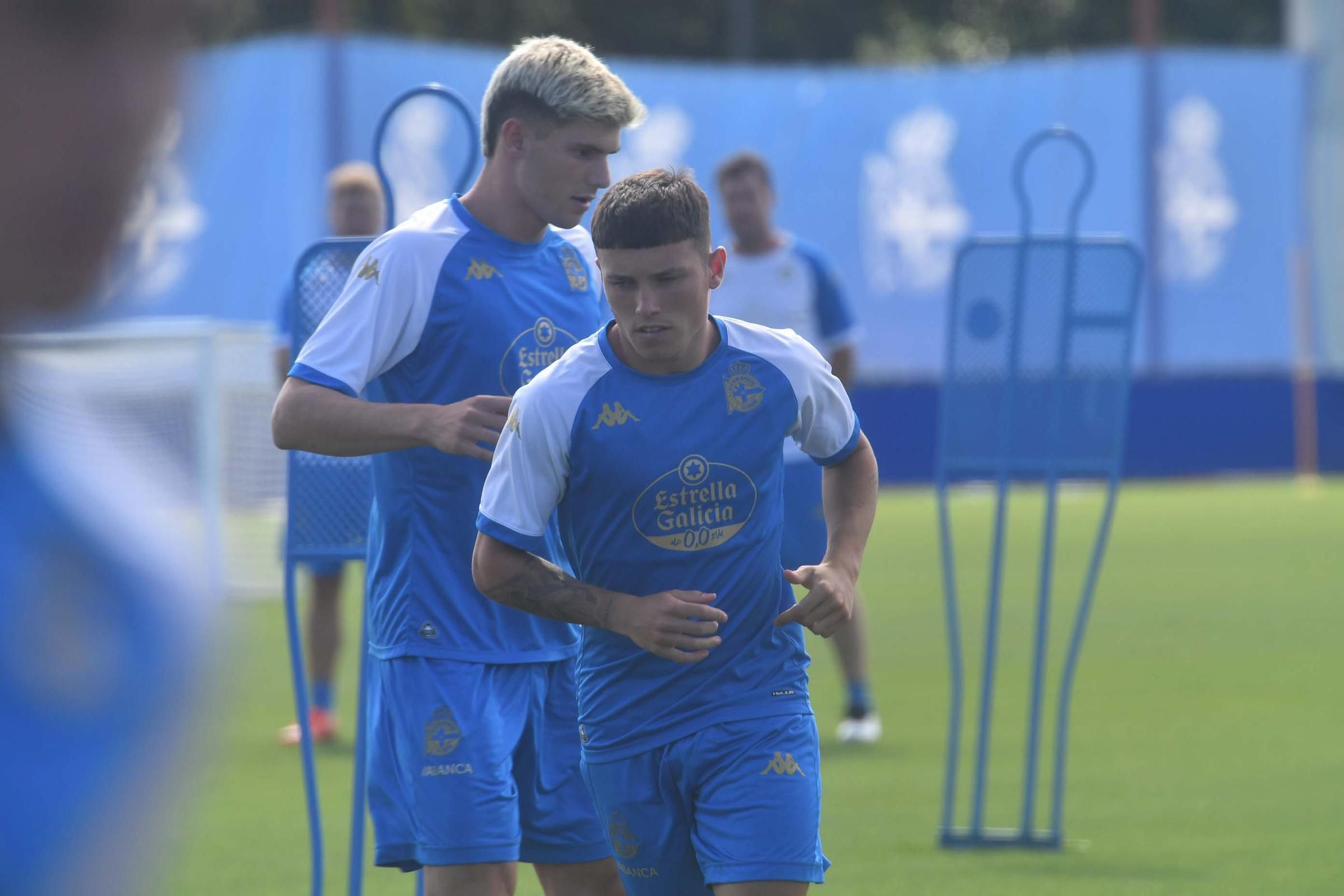 Primer entrenamiento bajo las órdenes de Antonio Hidalgo