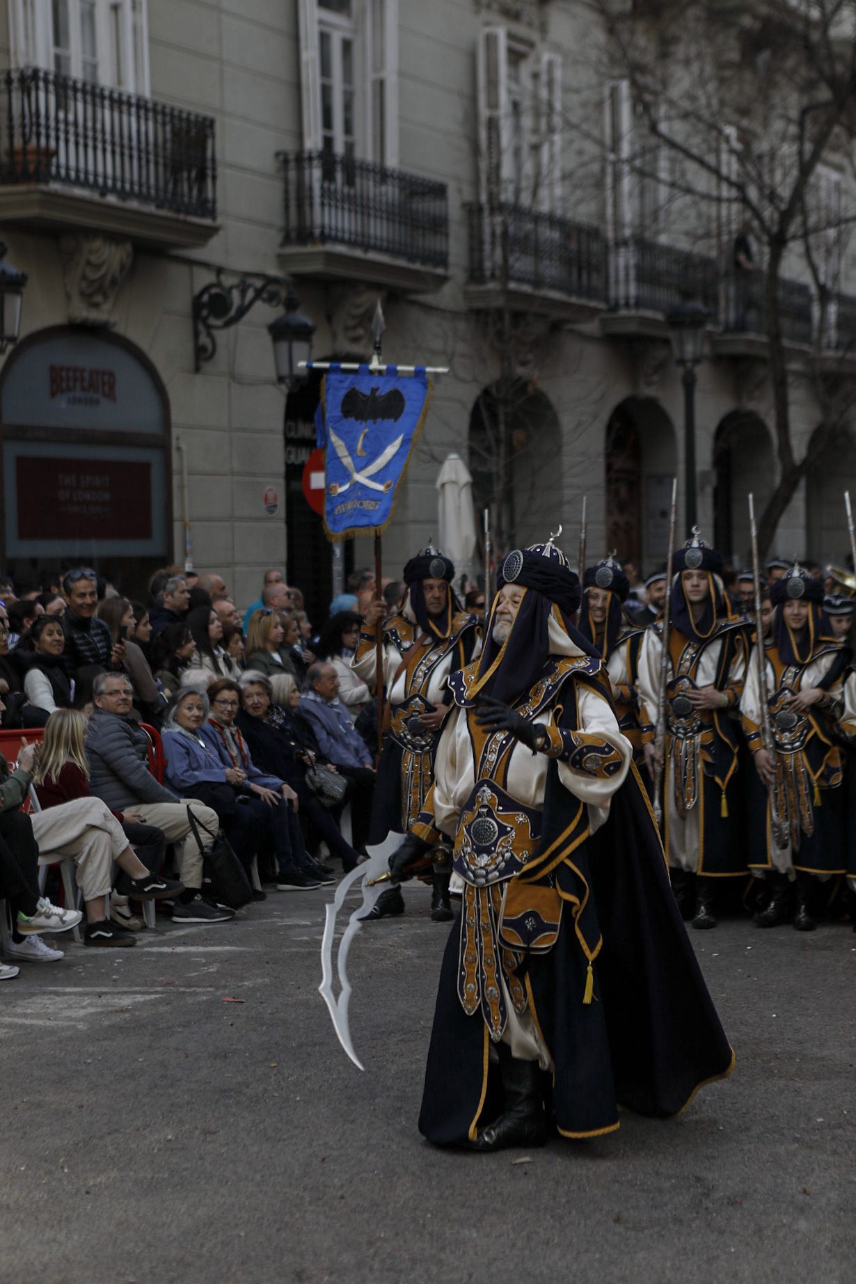 Parada Mora de Almirante en las Fallas de 2023