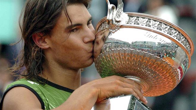 Rafa Nadal, ganador de Roland Garros (2005)