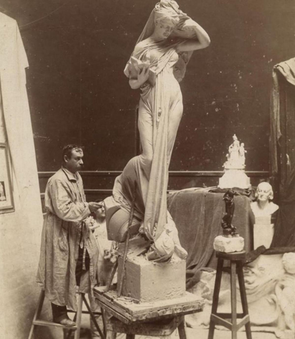 Fernando Miranda en su estudio. | Archives of American Art