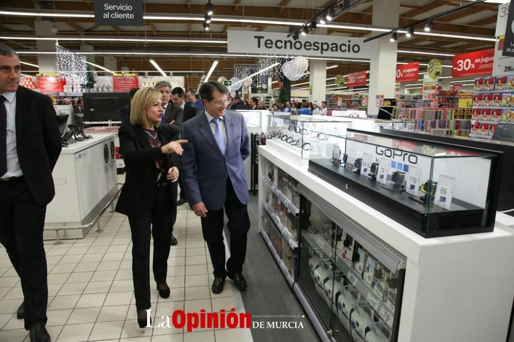 Acto de inauguración de Carrefour en Lorca