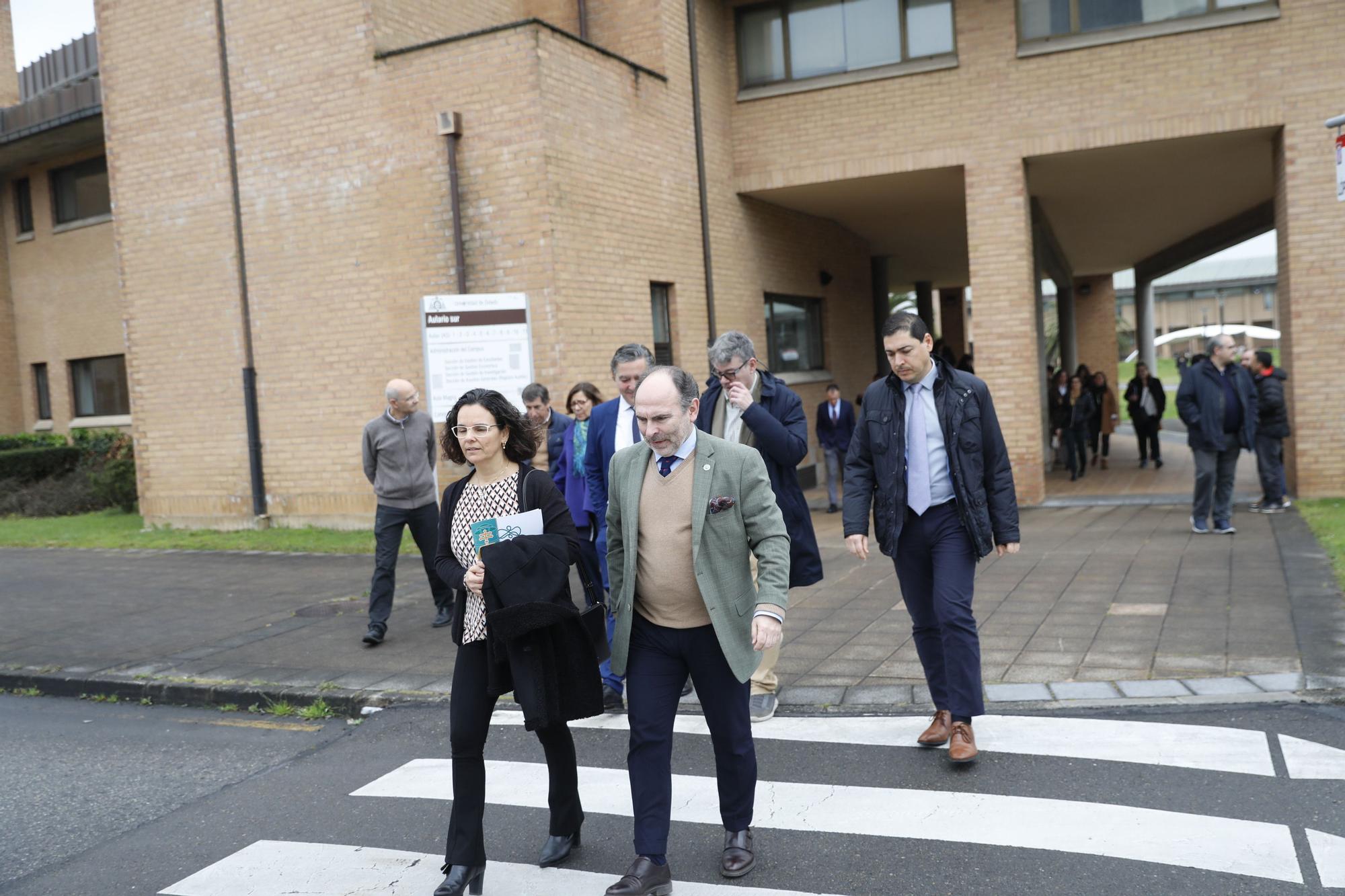 En imágenes: Homenaje al catedrático Paolo Priore en la Escuela Politécnica de Ingeniería de Gijón