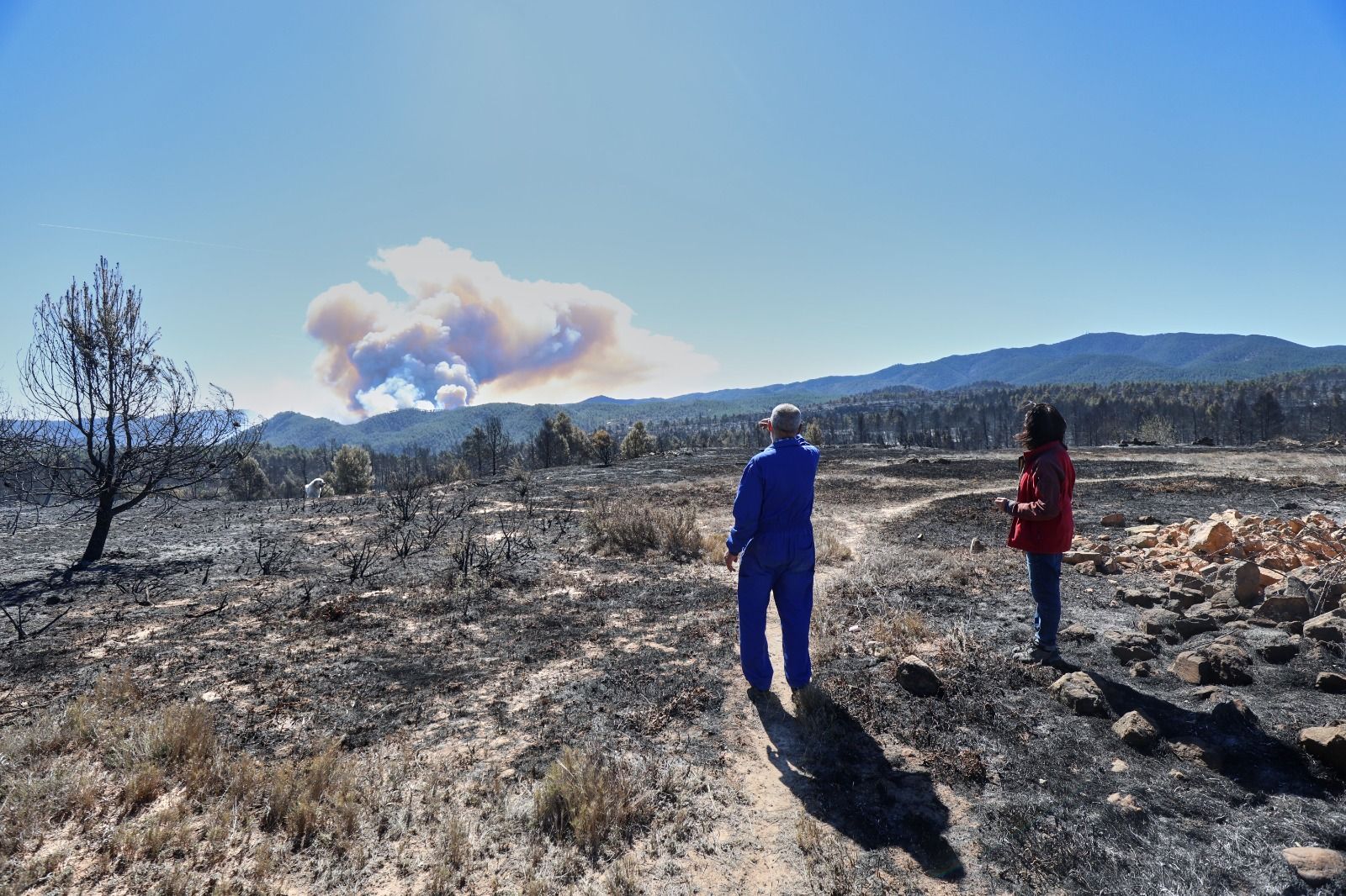 Las terribles secuelas que está dejando el grave incendio de Castellón