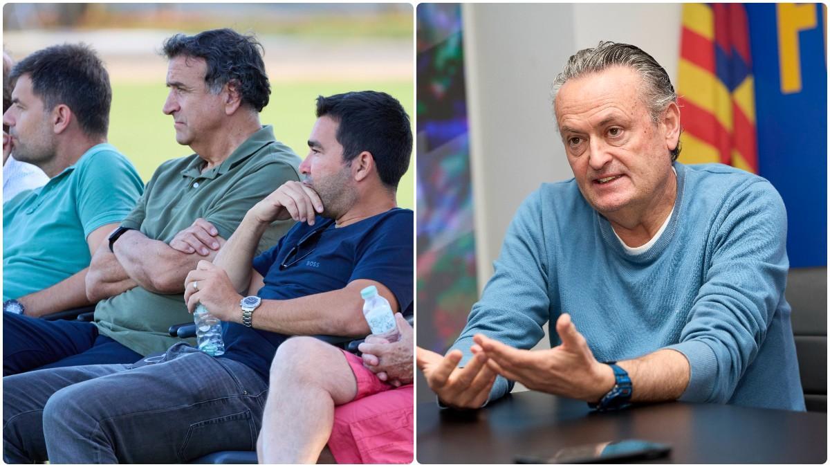 Alexanko y Albert Puig aspiran a dirigir la cantera del Barça en los próximos cinco años