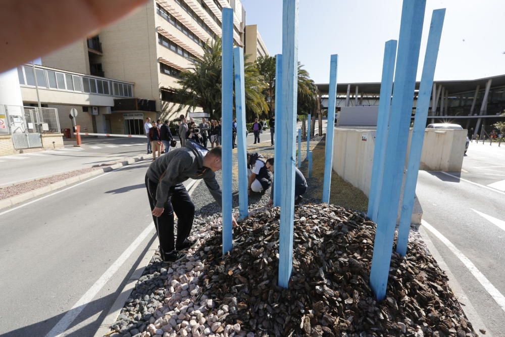 Los alumnos de Tamarit inauguran un jardín