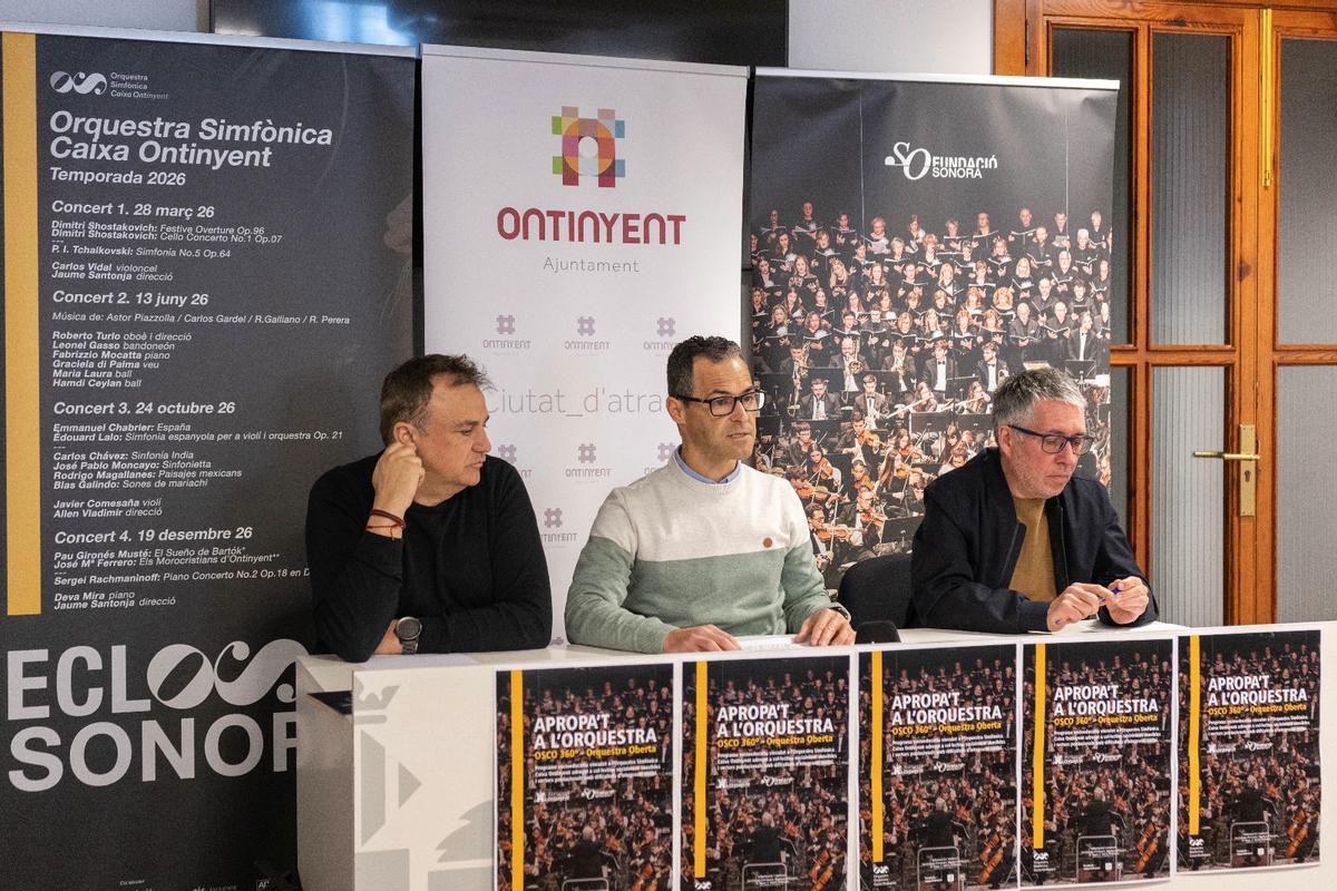 Presentación del programa "Apropa't a la orquestra", en Ontinyent.