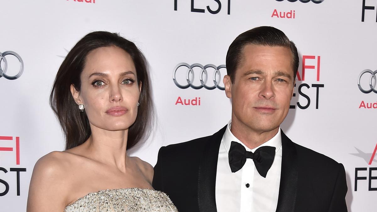 Angelina Jolie y Brad Pitt en la inauguración del AFI Fest en Los Angeles