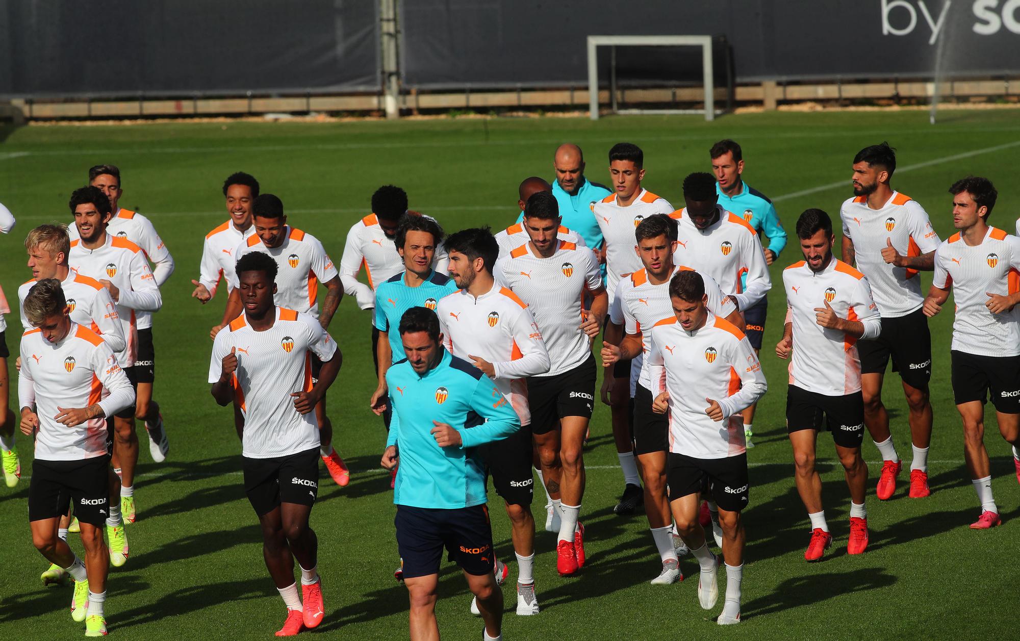 Así ha sido el entrenamiento de hoy del Valencia CF