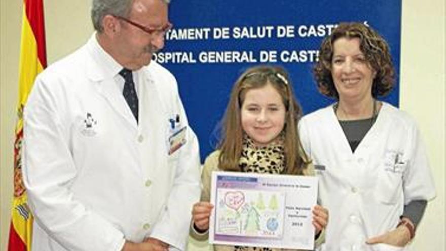 El Hospital General premia a la mejor postal infantil