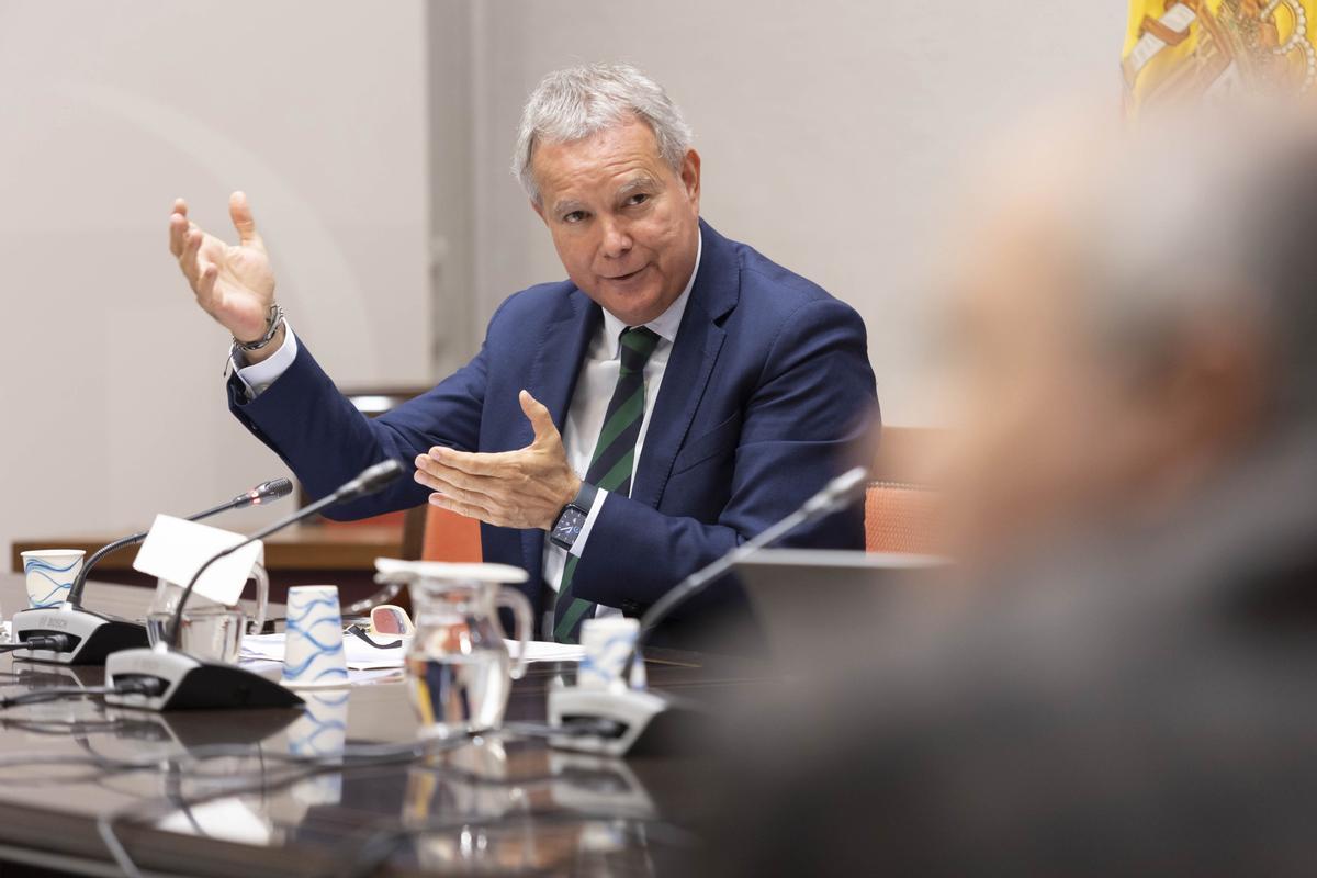 El consejero de Obras Públicas del Gobierno de Canarias, Sebastián Franquis.