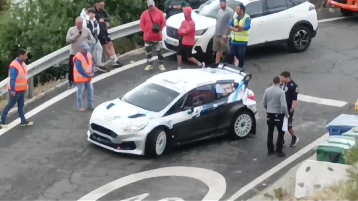 Primeros test del Rally Islas Canarias 2024 en Valsequillo