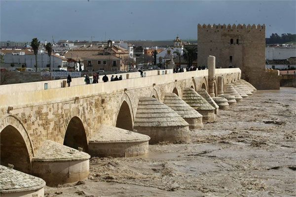 Crecida del Guadalquivir en Córdoba