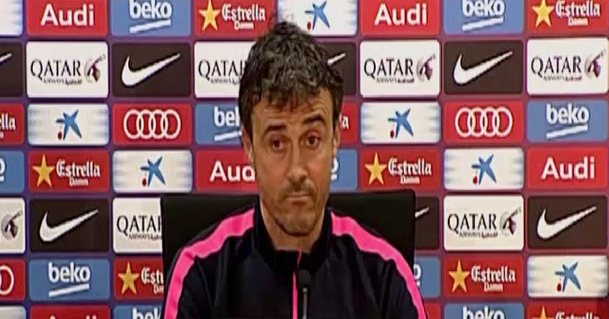 Luis Enrique Martínez atendió a los medios en la previa del Granada - Barça