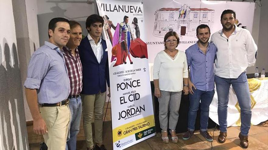 Enrique Ponce y El Cid compartirán cartel con el jarote Carlos Jordán