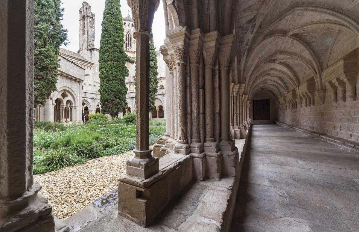 Claustro del monasterio cisterciense de Poblet