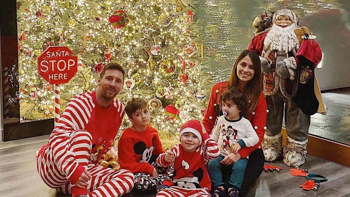 La familia Messi ha felicitado la Navidad a sus seguidores