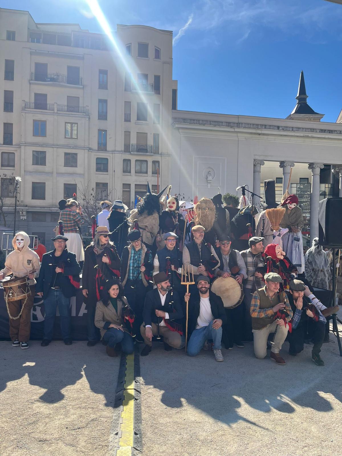 Así fue el Antroxu asturiano en Madrid