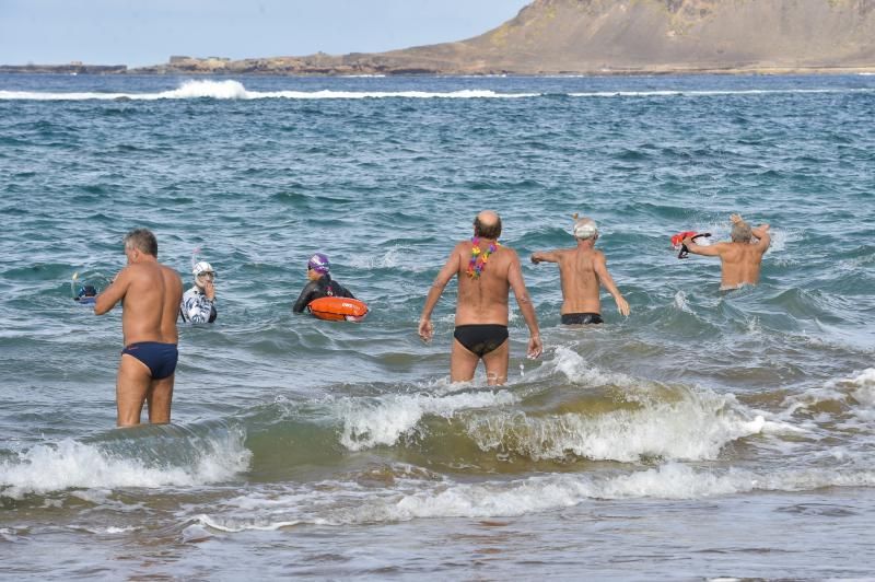 Playa el primer día del año 2021