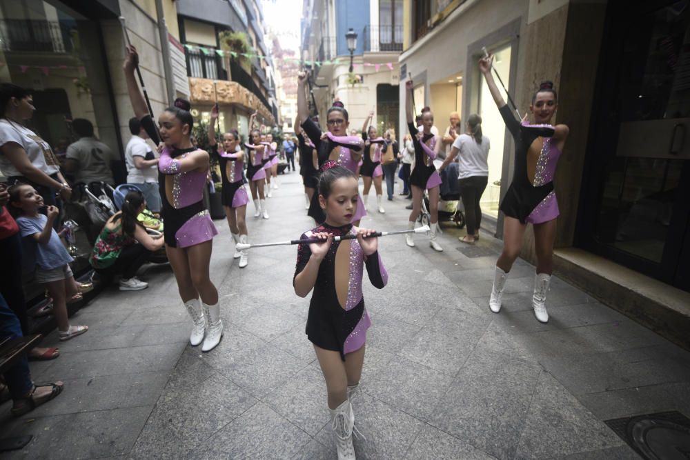 El grupo de majorettes de Monteagudo, en la ''Gran