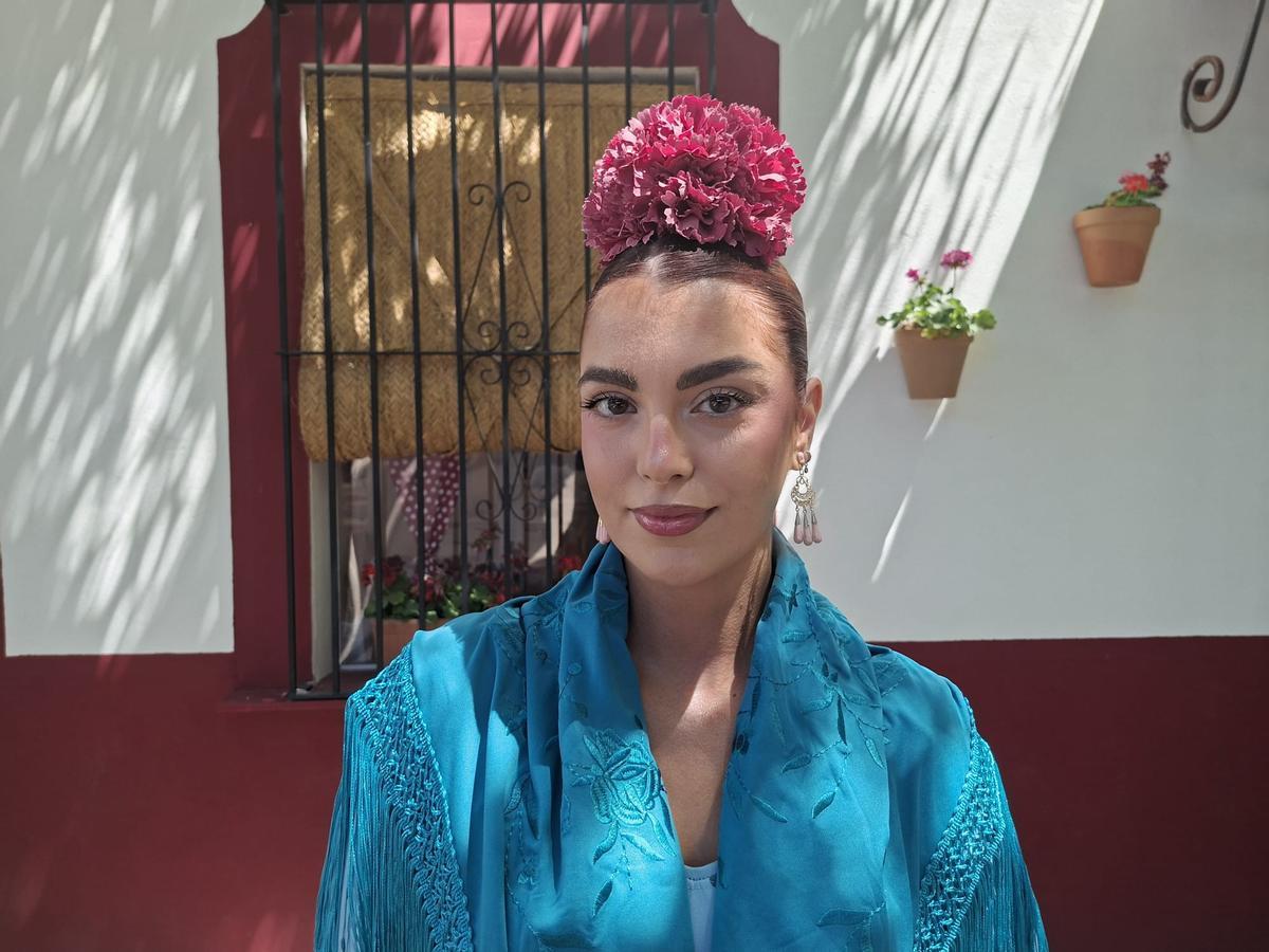 Paula, asistente a la Feria del Real