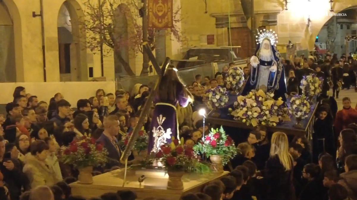 Así fue el encuentro infantil de Lunes Santo en Caravaca