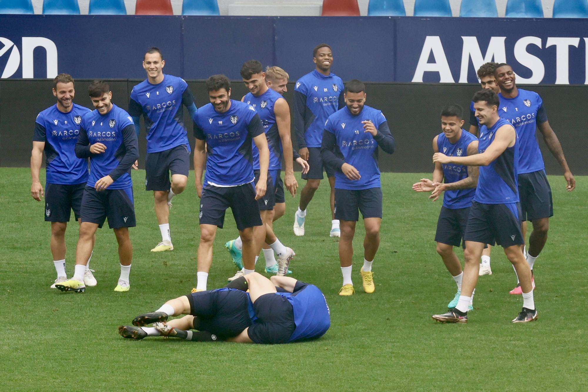 Asi ha sido el último entreno del Levante antes del Oviedo