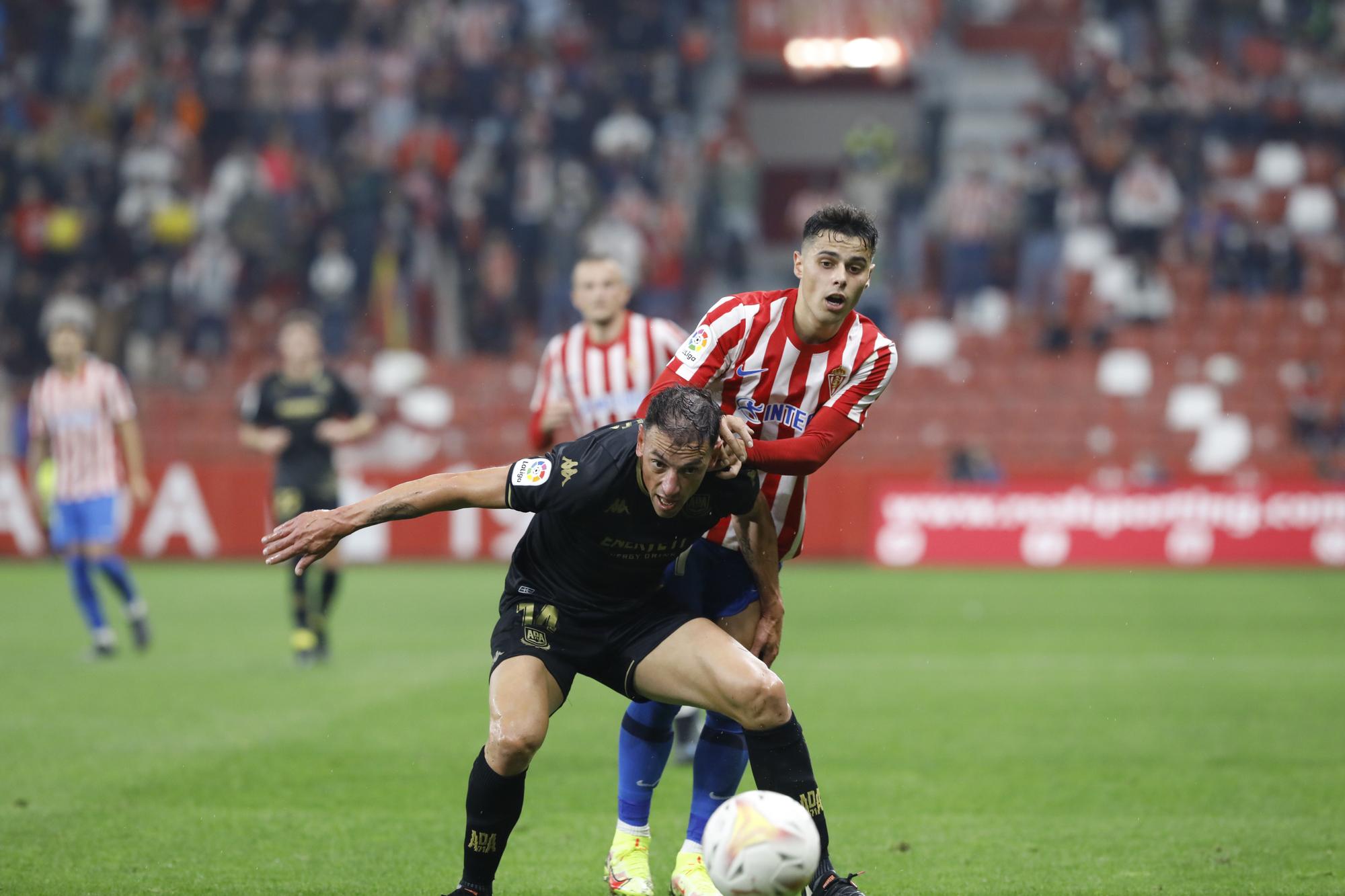 En imágenes: así fue el partido entre el Sporting y el Alcorcón