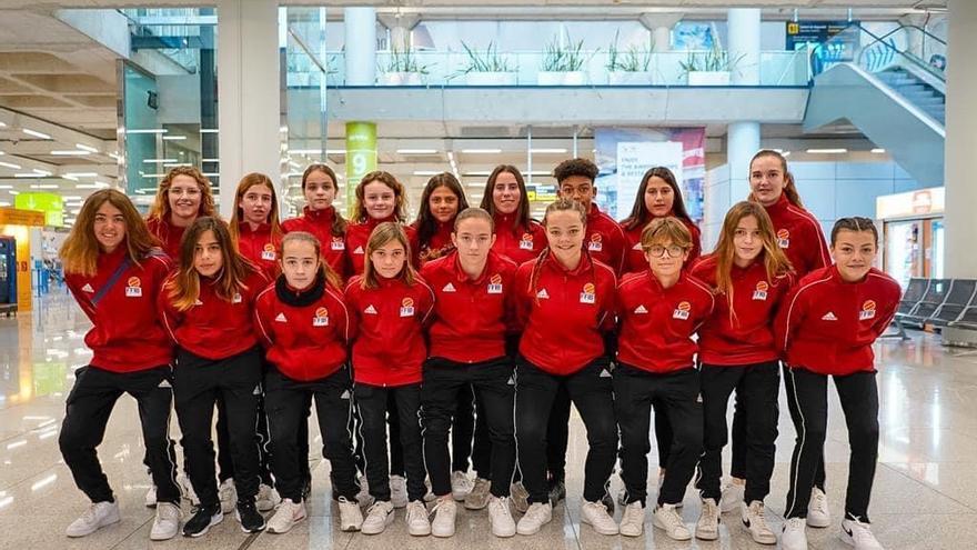 fútbol. La selección balears sub-15 que este viernes cayó ante Galicia en Almería