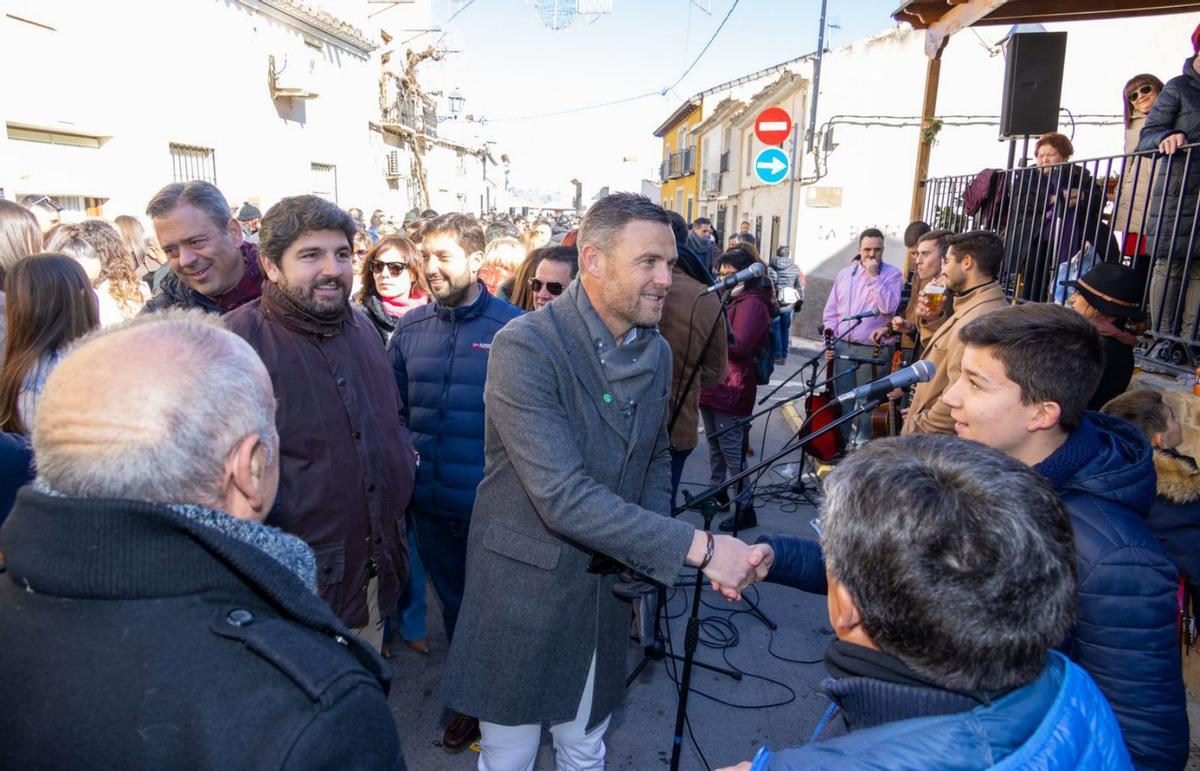 Marcos Ortuño, Fernando López Miras y José Francisco García también estuvieron en Barranda. | E.S.