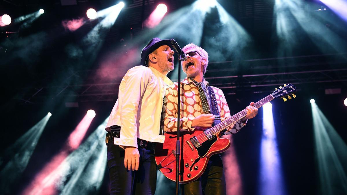 Alejo Stivel y Ariel Rot, en concierto. // Carlos Pardellas