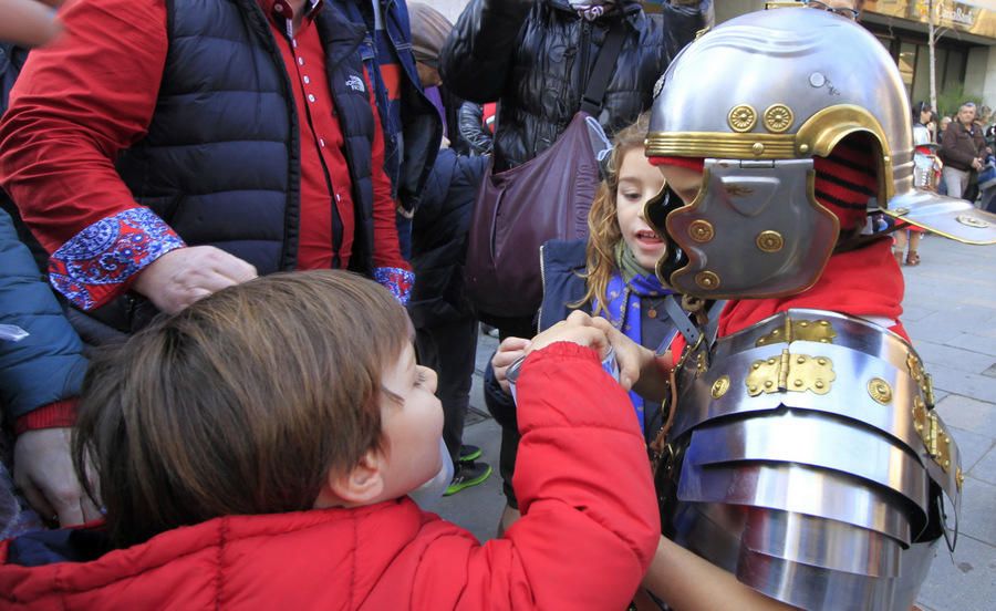 Els manaies de Blanes durant la desfilada