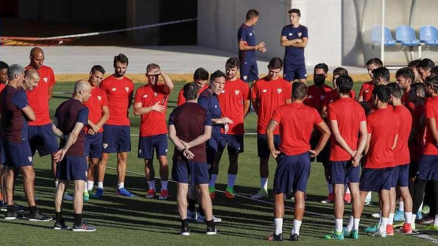 Berizzo comienza su vida como entrenador del Sevilla