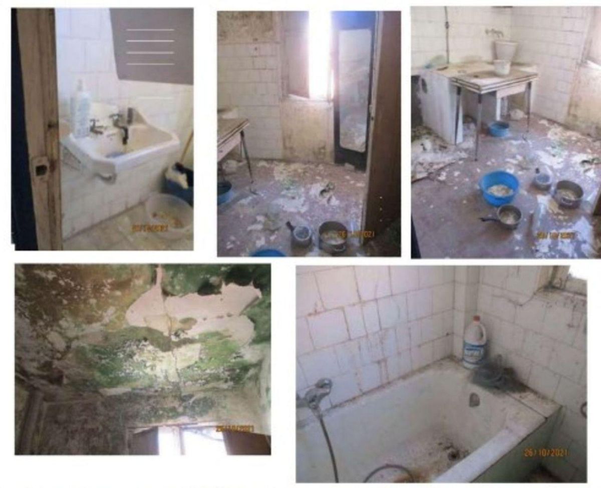 Interior de los inmuebles que se van a rehabilitar en Nazaret. Alquiler social Cangas. Julio 2025. Santos Álvarez