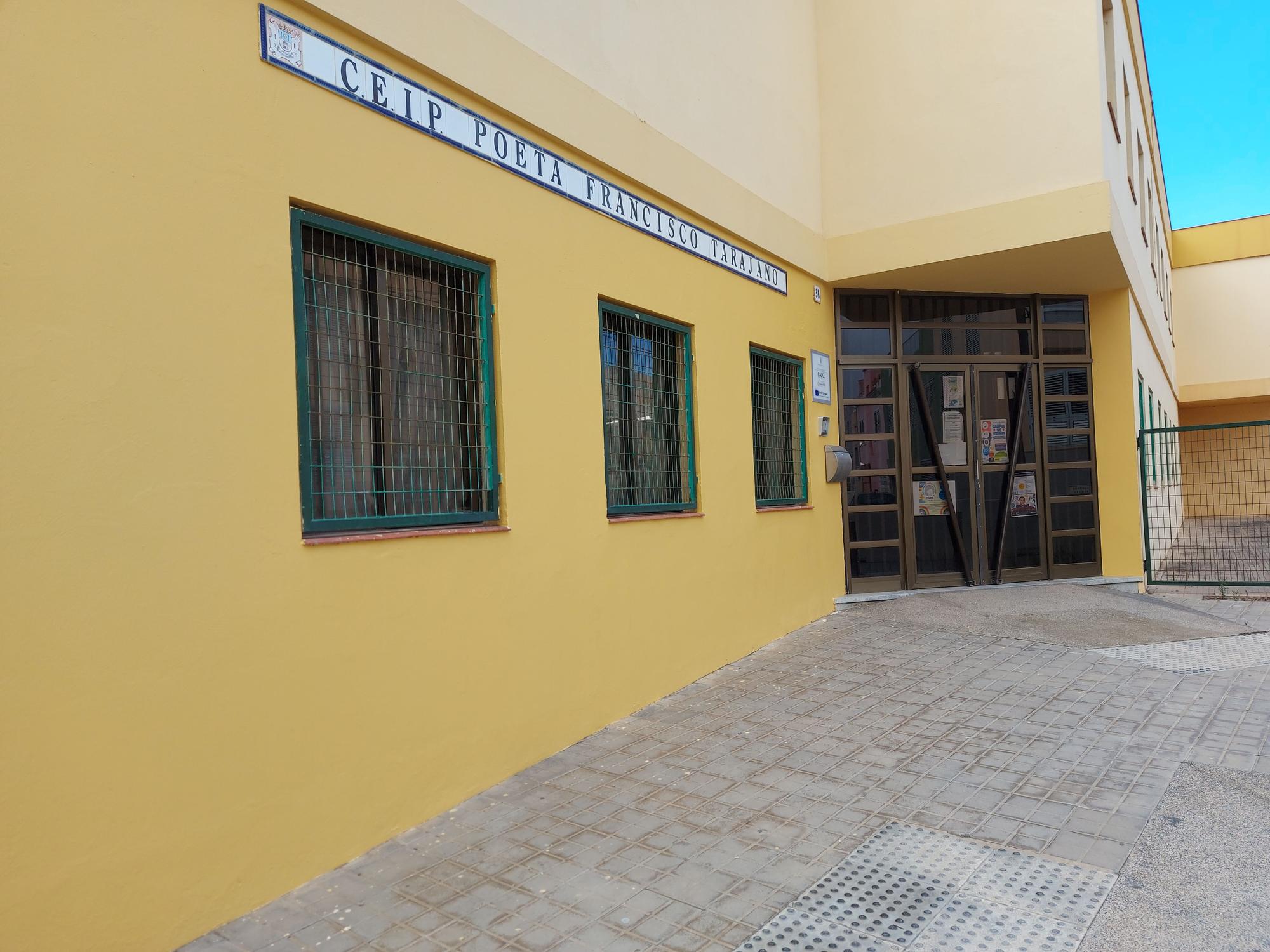 Mejoras en el colegio Poeta Francisco Tarajano, en La Herradura